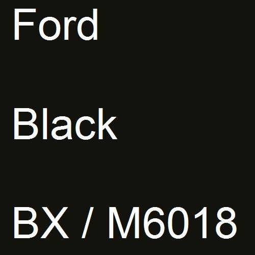 Ford, Black, BX / M6018.